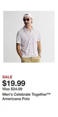 Kohl's Men's Celebrate Together Americana Polo offer