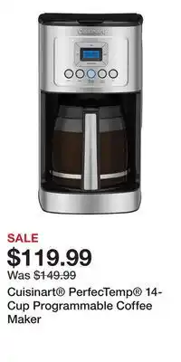 Kohl's Cuisinart PerfecTemp 14-Cup Programmable Coffee Maker offer