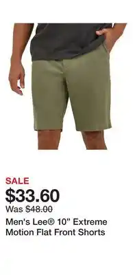 Kohl's Men's Lee 10 Extreme Motion Flat Front Shorts offer