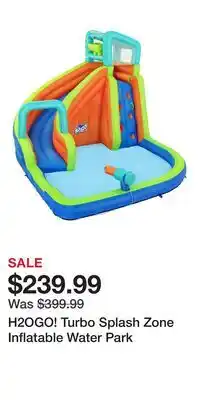 Kohl's H2OGO! Turbo Splash Zone Inflatable Water Park offer