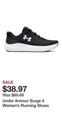 Kohl's Under Armour Surge 4 Women's Running Shoes offer