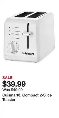 Kohl's Cuisinart Compact 2-Slice Toaster offer