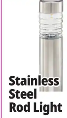 Ocean State Job Lot Stainless Steel Rod Light offer