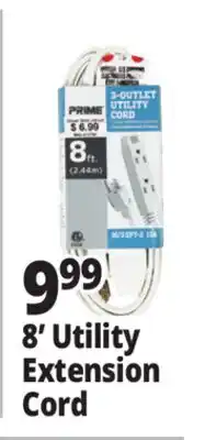 Ocean State Job Lot 8' Utility Extension Cord offer