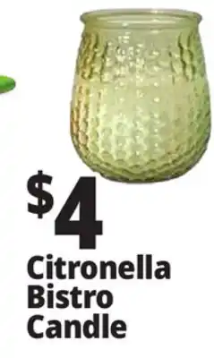 Ocean State Job Lot Citronella Bistro Candle offer