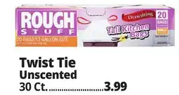 Ocean State Job Lot Twist Tie Unscented offer