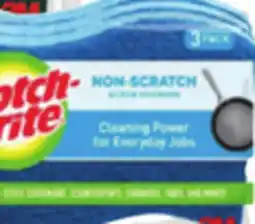Ocean State Job Lot Scotch-Brite 3 Pk. Non-Scratch Scrub Sponges offer