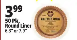 Ocean State Job Lot 50 Pk. Round Liner offer