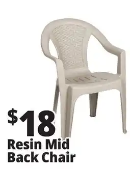 Ocean State Job Lot Resin Mid Back Chair offer