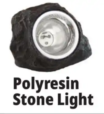 Ocean State Job Lot Polyresin Stone Light offer