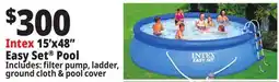 Ocean State Job Lot 15' x 48 Easy Set Pool offer