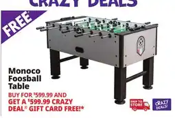 Ocean State Job Lot Monoco Foosball Table offer