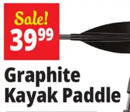 Ocean State Job Lot Graphite Kayak Paddle offer