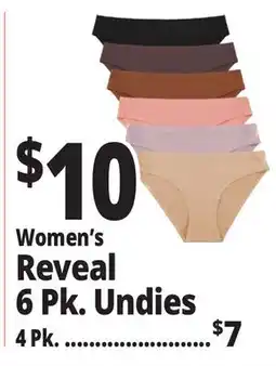 Ocean State Job Lot Women's Reveal 6 Pk. Undies offer