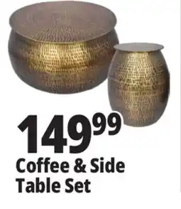 Ocean State Job Lot Coffee & Side Table Set offer