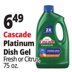 Ocean State Job Lot Platinum Dish Gel offer