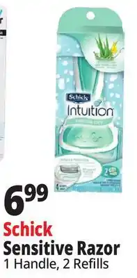 Ocean State Job Lot Sensitive Razor offer
