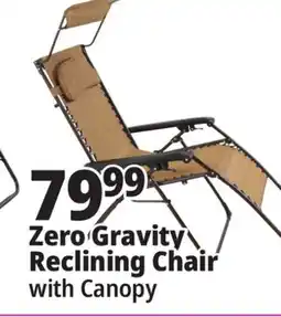 Ocean State Job Lot Zero Gravity Reclining Chair with Canopy offer