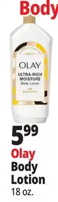 Ocean State Job Lot Olay Body Lotion offer