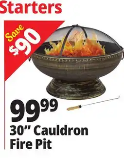 Ocean State Job Lot 30 Cauldron Fire Pit offer