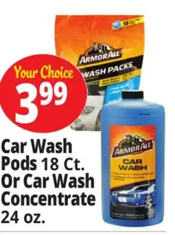 Ocean State Job Lot Car Wash Pods 18 Ct. Or Car Wash Concentrate 24 oz offer