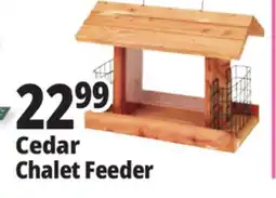 Ocean State Job Lot Cedar Chalet Feeder offer
