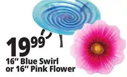 Ocean State Job Lot 16 Blue Swirl or 16 Pink Flower offer