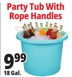 Ocean State Job Lot Party Tub With Rope Handles offer