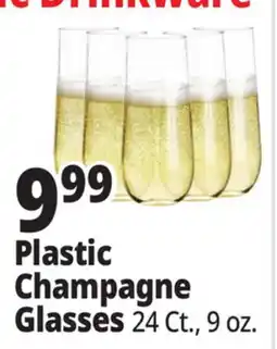 Ocean State Job Lot Plastic Champagne Glasses offer