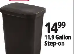 Ocean State Job Lot 11.9 Gallon Step-on offer
