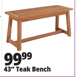 Ocean State Job Lot 43 Teak Bench offer