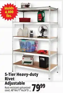 Ocean State Job Lot 5-Tier Heavy-duty Rivet Adjustable offer