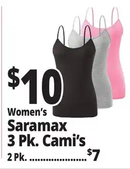 Ocean State Job Lot Women's Saramax 3 Pk. Cami's offer