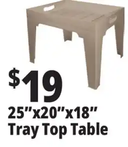 Ocean State Job Lot 25x20x18 Tray Top Table offer