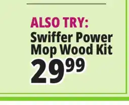 Ocean State Job Lot Swiffer Power Mop Wood Kit offer