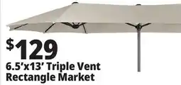 Ocean State Job Lot 6.5'x13' Triple Vent Rectangle Market offer