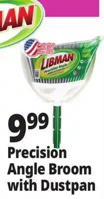 Ocean State Job Lot Precision Angle Broom with Dustpan offer