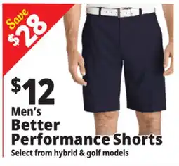 Ocean State Job Lot Men's better performance shorts offer
