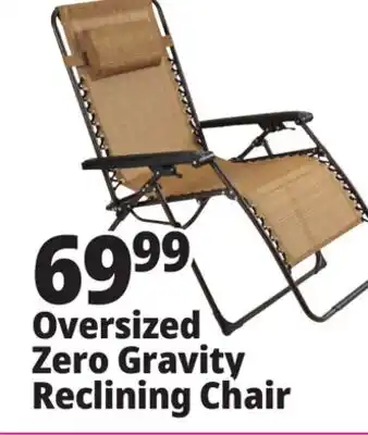 Ocean State Job Lot Oversized Zero Gravity Reclining Chair offer