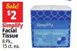 Ocean State Job Lot Simplify Facial Tissue offer