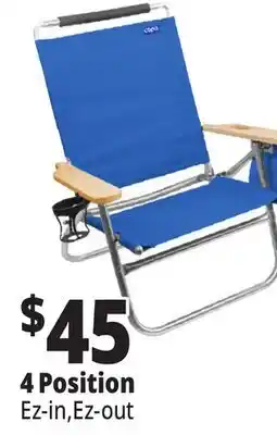 Ocean State Job Lot 4 Position Beach Chairs offer