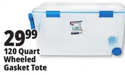 Ocean State Job Lot 120 Quart Wheeled Gasket Tote offer