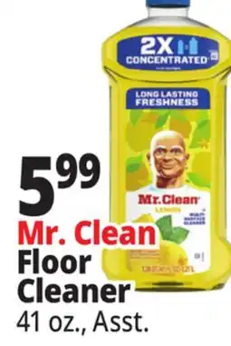 Ocean State Job Lot Mr. Clean Floor Cleaner offer