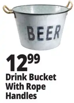 Ocean State Job Lot Drink Bucket With Rope Handles offer