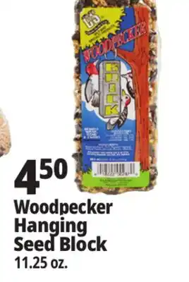 Ocean State Job Lot Woodpecker Hanging Seed Block offer