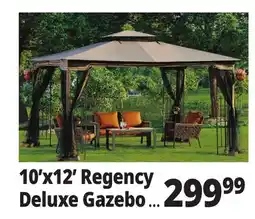 Ocean State Job Lot 10'x12' Regency Deluxe Gazebo offer