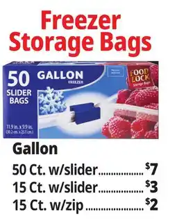Ocean State Job Lot Freezer Storage Bags offer