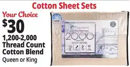 Ocean State Job Lot 1,200-2,000 Thread Count Cotton Blend offer
