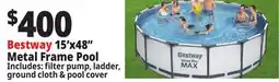 Ocean State Job Lot 15' x 48 Metal Frame Pool offer