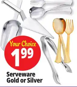 Ocean State Job Lot Serveware Gold or Silver offer